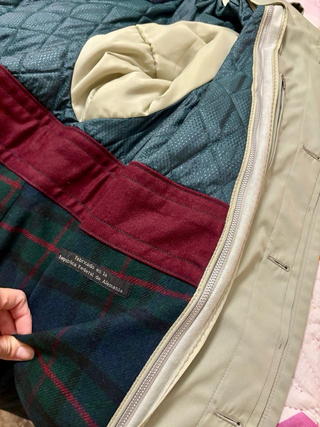 Gabardina Bongardi vintage XL NUEVA