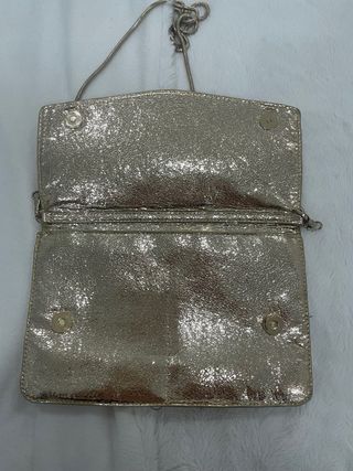 Bolso de fiesta Parfois dorado