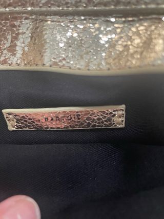 Bolso de fiesta Parfois dorado