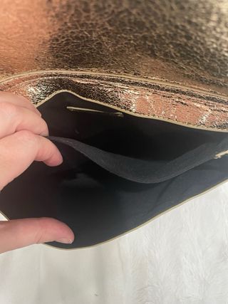 Bolso de fiesta Parfois dorado