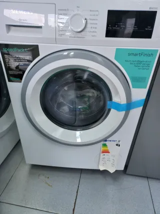 Oferta combo nevera y lavadora nueva con golpes