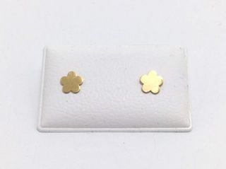 Pendientes Flor Oro 18k