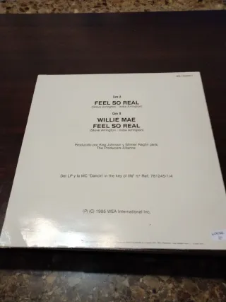 Maxi Single Steve Arrington Feel So Real