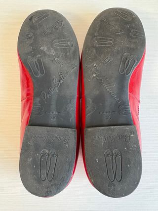Bailarinas charol rojas Pretty Ballerinas T38