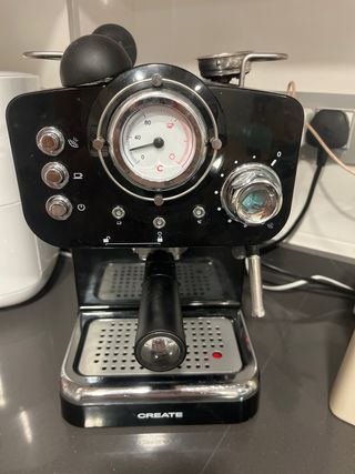 Cafetera automática CRÉATE Negra