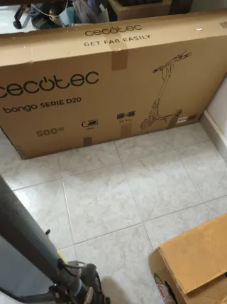 Patinete eléctrico casi nuevo