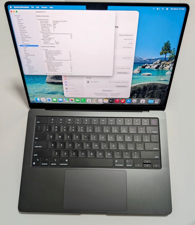 Apple Macbook Pro 14" M3 Pro 512GB 18GB Nuevo Top