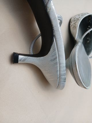 Zapatos plateados LODI