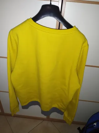 Felpa Adidas Giallo/Grigio