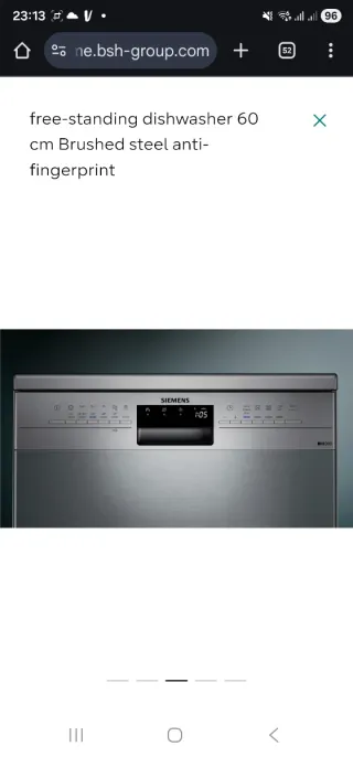 Lavavajillas Siemens Inoxidable 