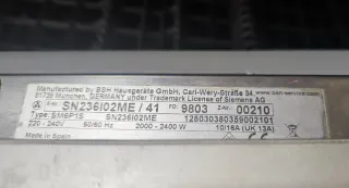 Lavavajillas Siemens Inoxidable 
