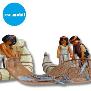 Playmobil Red Pescadores con Peces