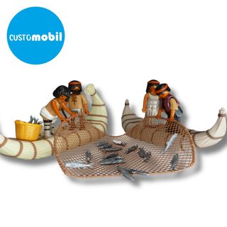 Playmobil Red Pescadores con Peces
