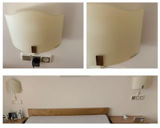 2 Apliques Murano Due (Italia, años 80-90)