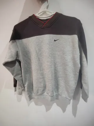 Sudadera Nike Gris y Azul marino 