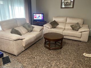Juego Sofás 3+2 Plazas Beige