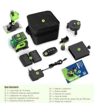 Nivel Láser 360° Autonivelante