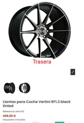 Llantas Vertini 20 pulgadas