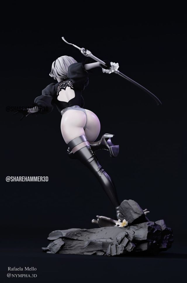 Figura 2B Nier Automata Resina 30cm