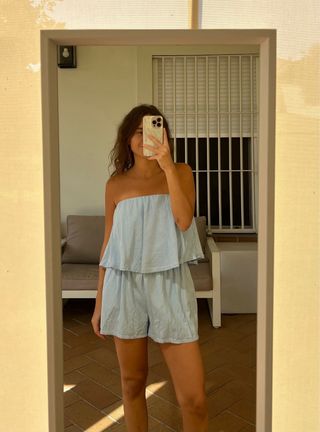 Mono corto tela vaquera