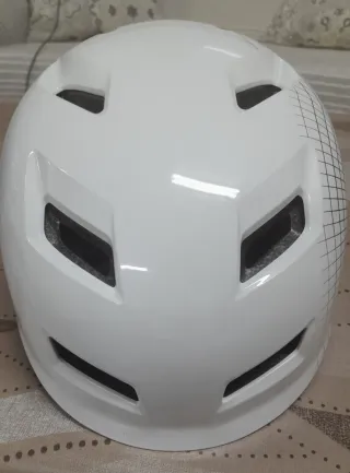 Casco Fox Blanco Bicicleta