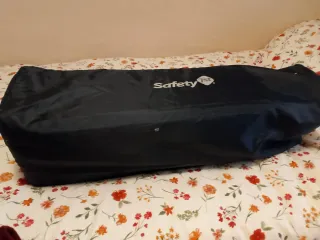 Cuna de viaje plegable con colchón