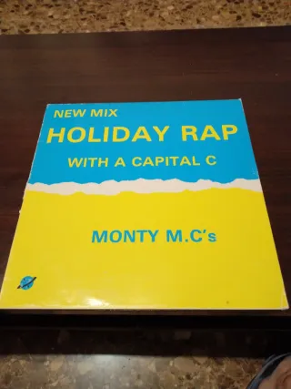 Maxi Holiday Rap Monty M.C's Vinilo