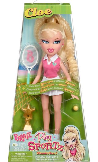 Muñeca Bratz Cloe Play Sportz Tennis Ace NUEVA