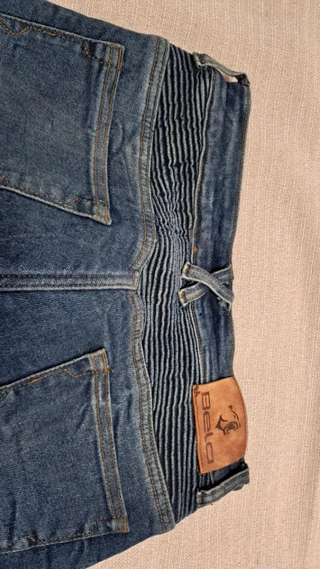 Vaqueros Moto Mujer Bela Talla L