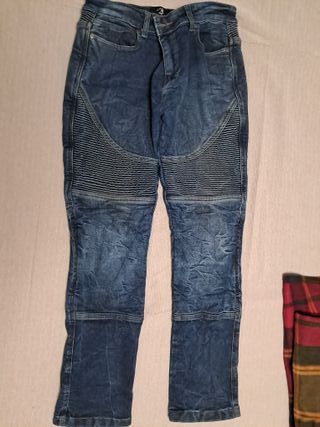 Vaqueros Moto Mujer Bela Talla L