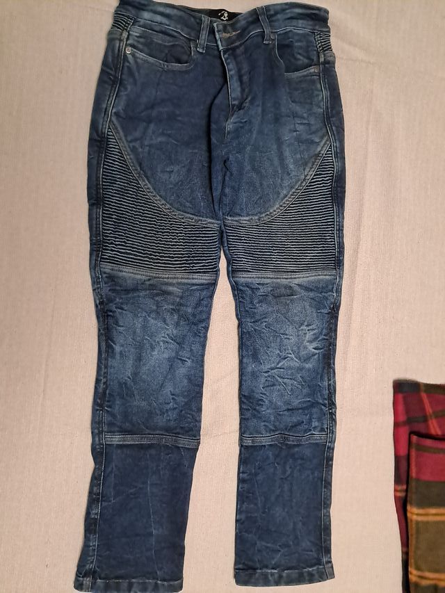 Vaqueros Moto Mujer Bela Talla L