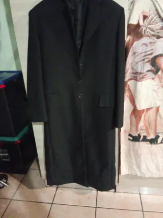 Cappotto lungo donna nero