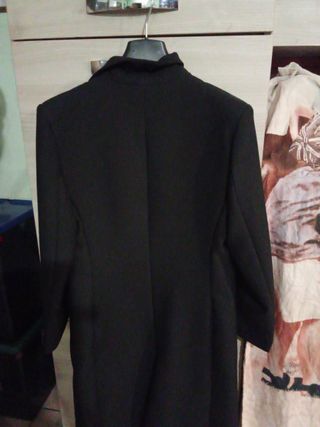 Cappotto lungo donna nero