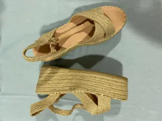 Sandalias esparto nuevas