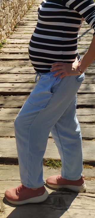 Pantalón premamá Lefties azul