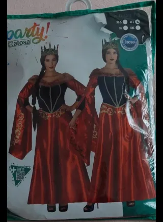 Disfraz Princesa Atosa Talla M/L