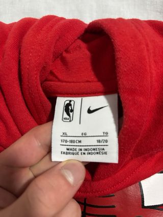 Sudadera Nike Bulls Roja