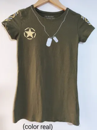 Camiseta estilo militar (talla 34)
