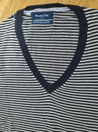 Jersey Massimo Dutti Rayas Algodón Talla L