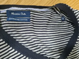 Jersey Massimo Dutti Rayas Algodón Talla L
