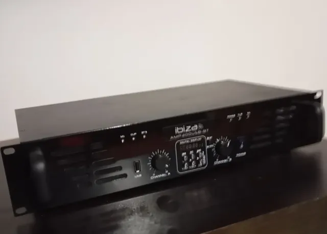 Amplificador Ibiza AMP300 USB-BT 2x240W