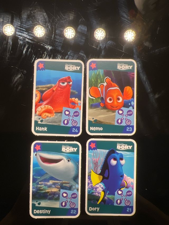 Cartas Buscando a Dory (Hank, Nemo, Destiny, Dory)