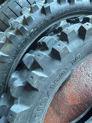 Juego Ruedas Enduro Motocross MITAS y DUNLOP
