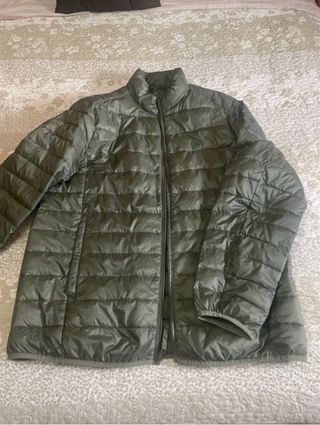 Chaqueta acolchada ligera verde