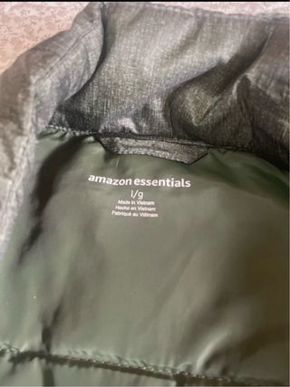 Chaqueta acolchada ligera verde