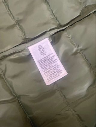 Chaqueta acolchada ligera verde