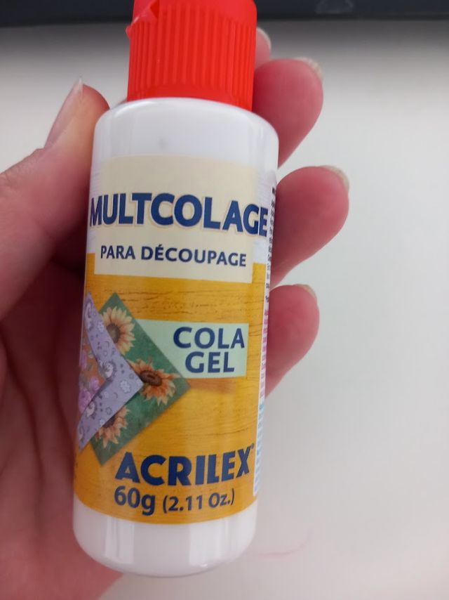 Cola Gel Multicolage Acrilex para Decoupage