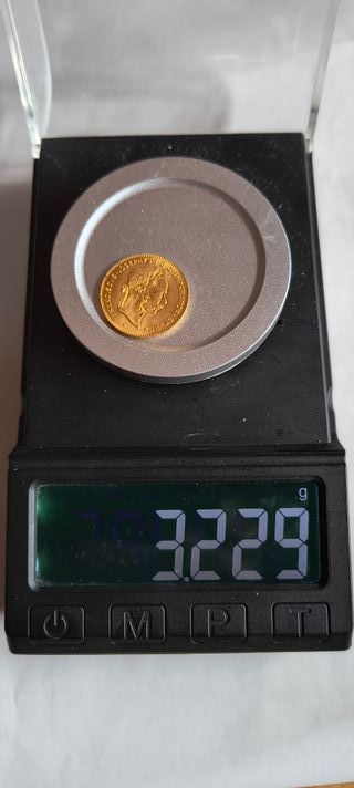 Moneda Oro 4 Florines Austria Francisco José I
