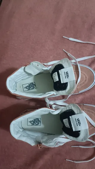 Zapatillas Vans Naranja Pastel Talla 36
