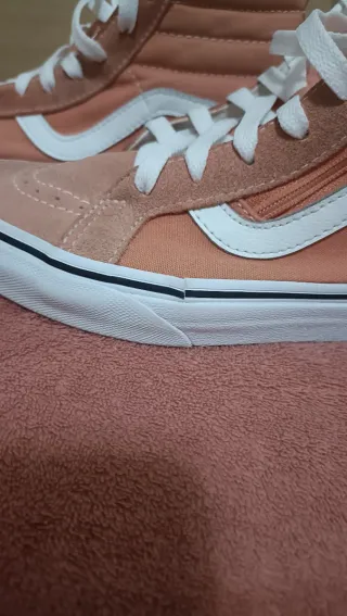 Zapatillas Vans Naranja Pastel Talla 36